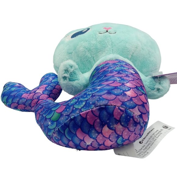 Gabbys Dollhouse MerCat Mermaid Plush Toy, DreamWorks, With Tags - Blue & Purple - Picture 5 of 10